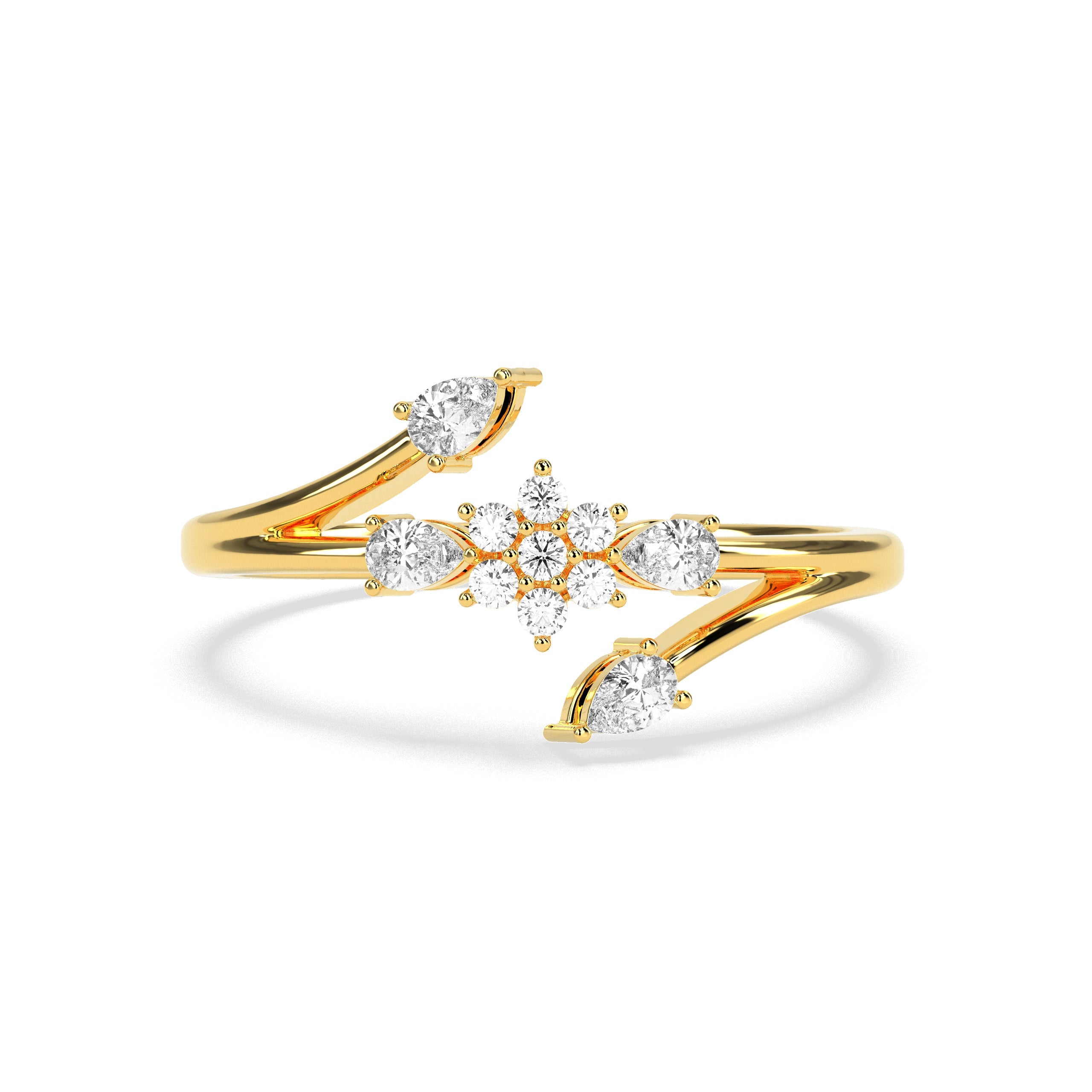 Sparkling Serenity Diamond Ring