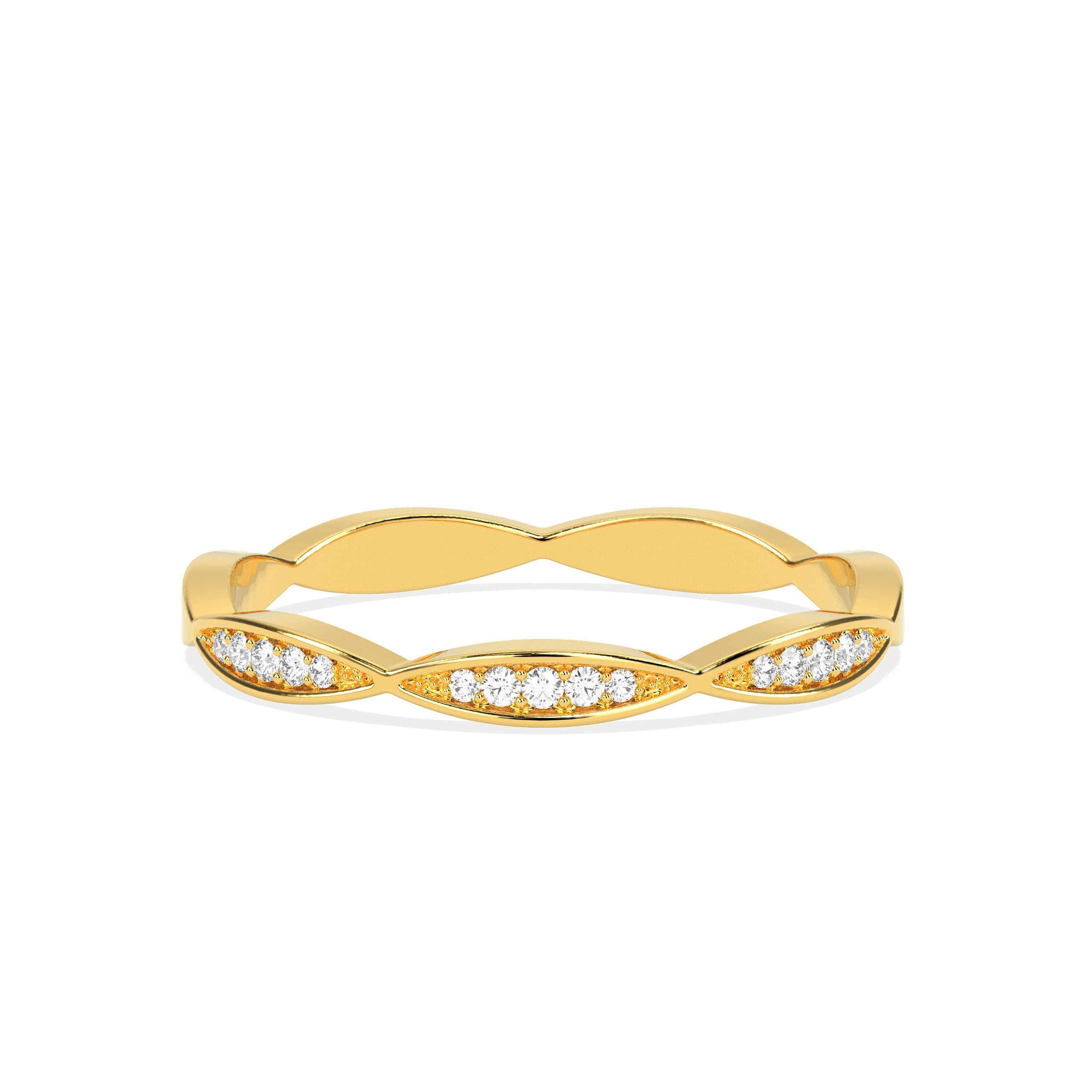 0.22 Ct Diamond Eternity Ring - Godahari Dev Jewells