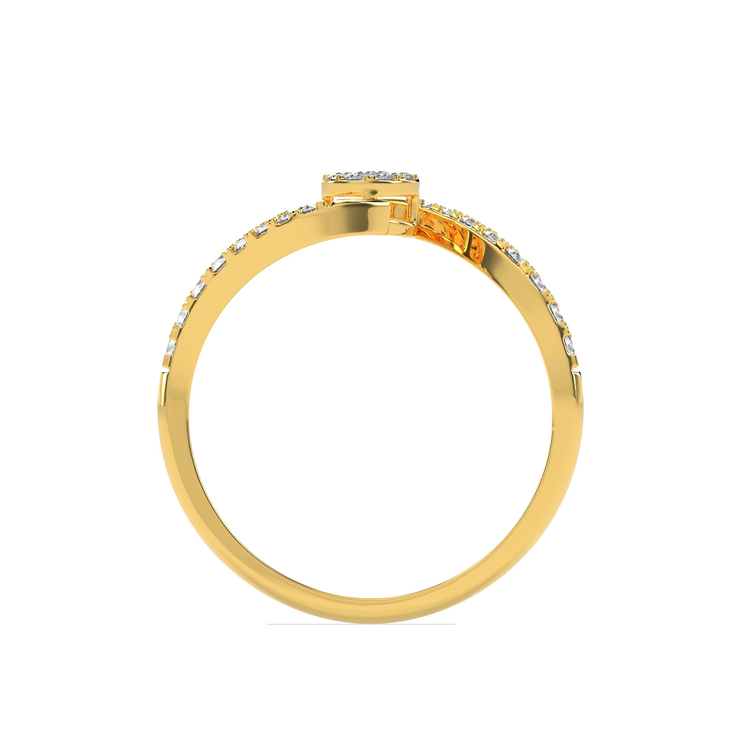 0.234 CT Cluster Round Diamond RING - Godahari Dev Jewells