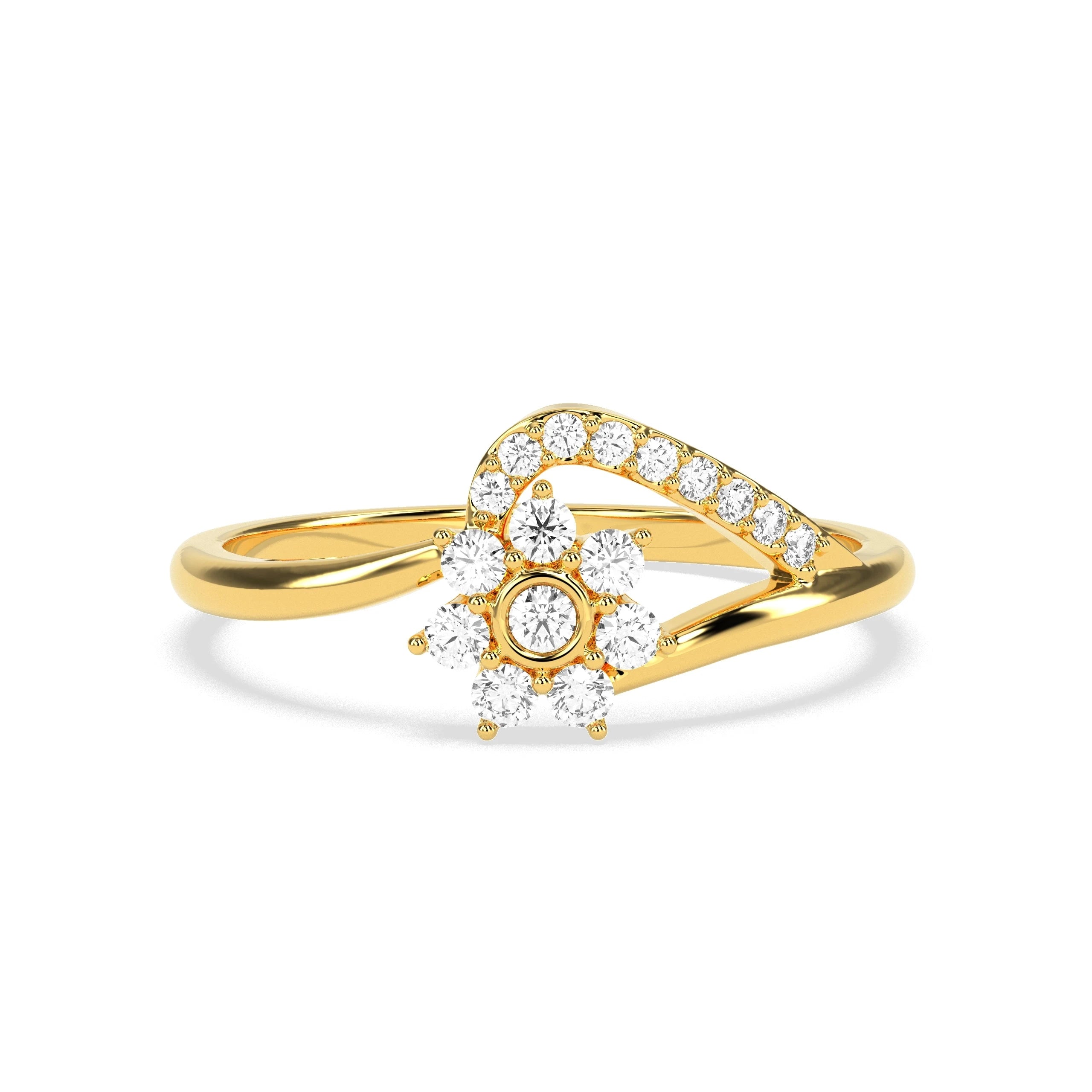 0.23 CT Twilight Treasure Diamond RING - Godahari Dev Jewells