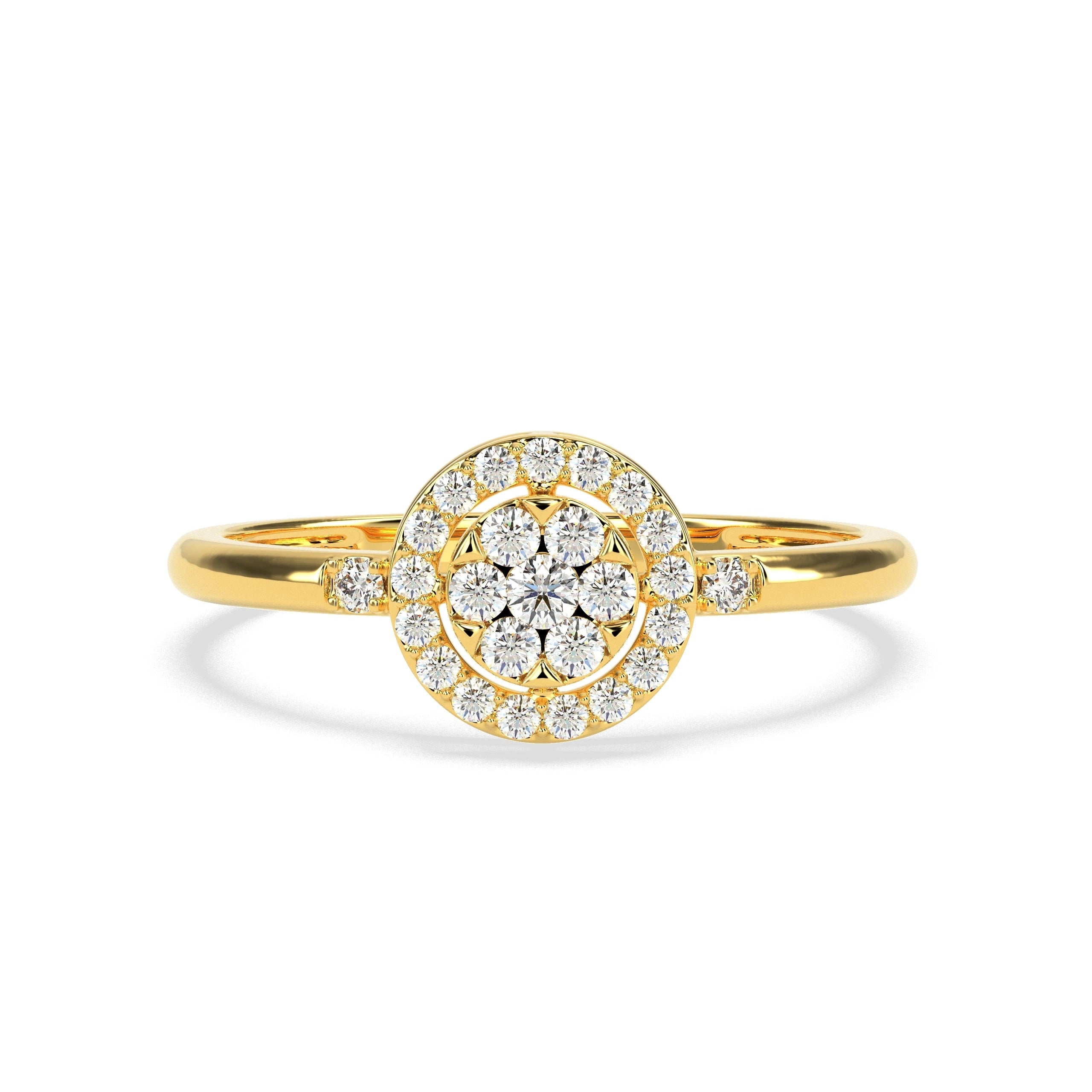 0.211 CT Enchanted Elegance Diamond RING - Godahari Dev Jewells
