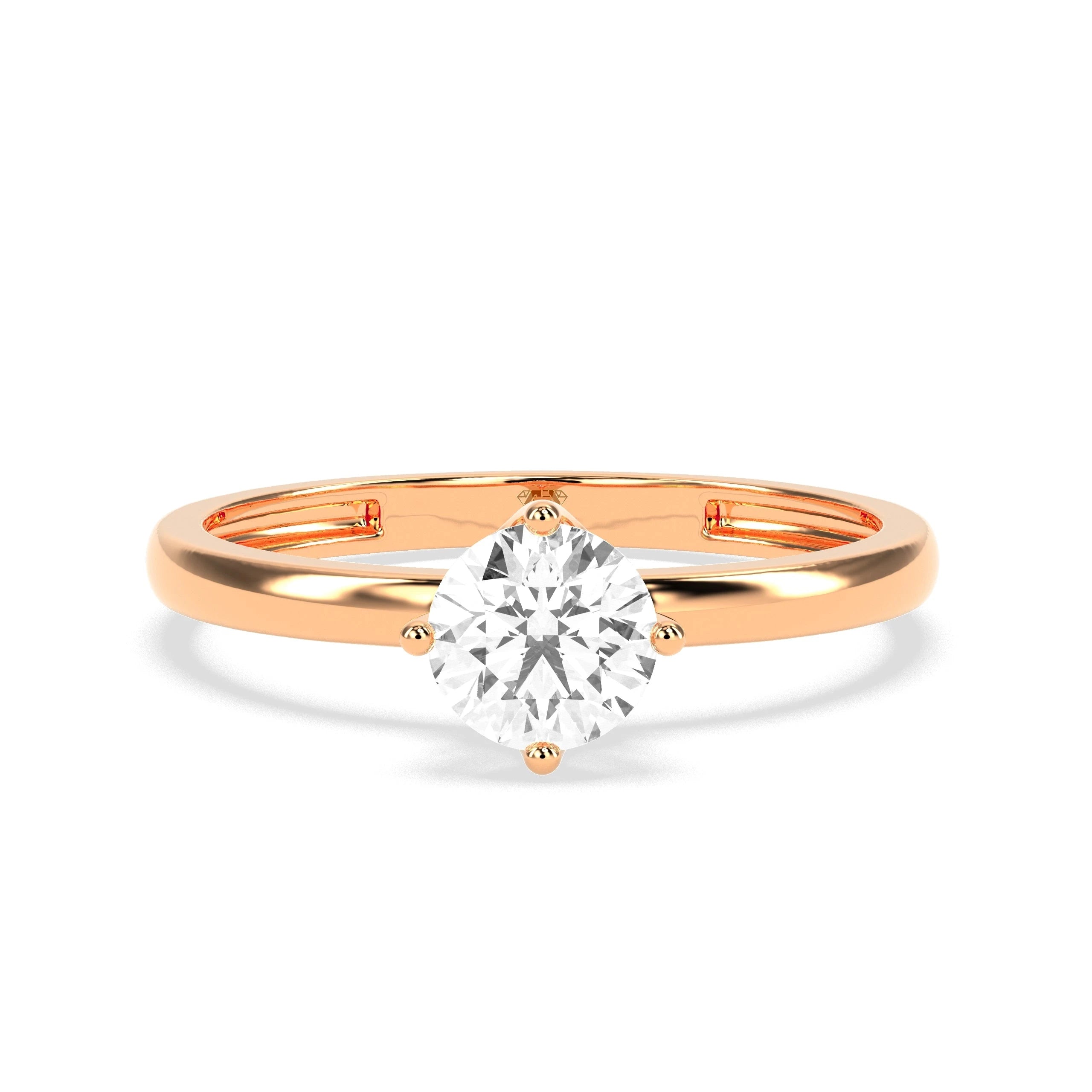 0.73 CT Golden Glow Diamond RING - Godahari Dev Jewells