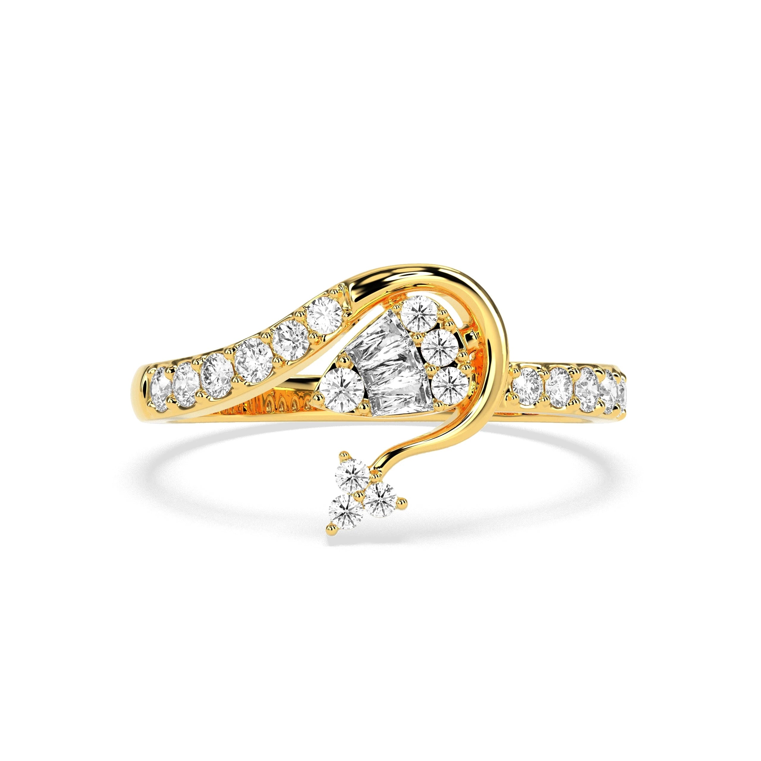 Cascading Dream Diamond Ring