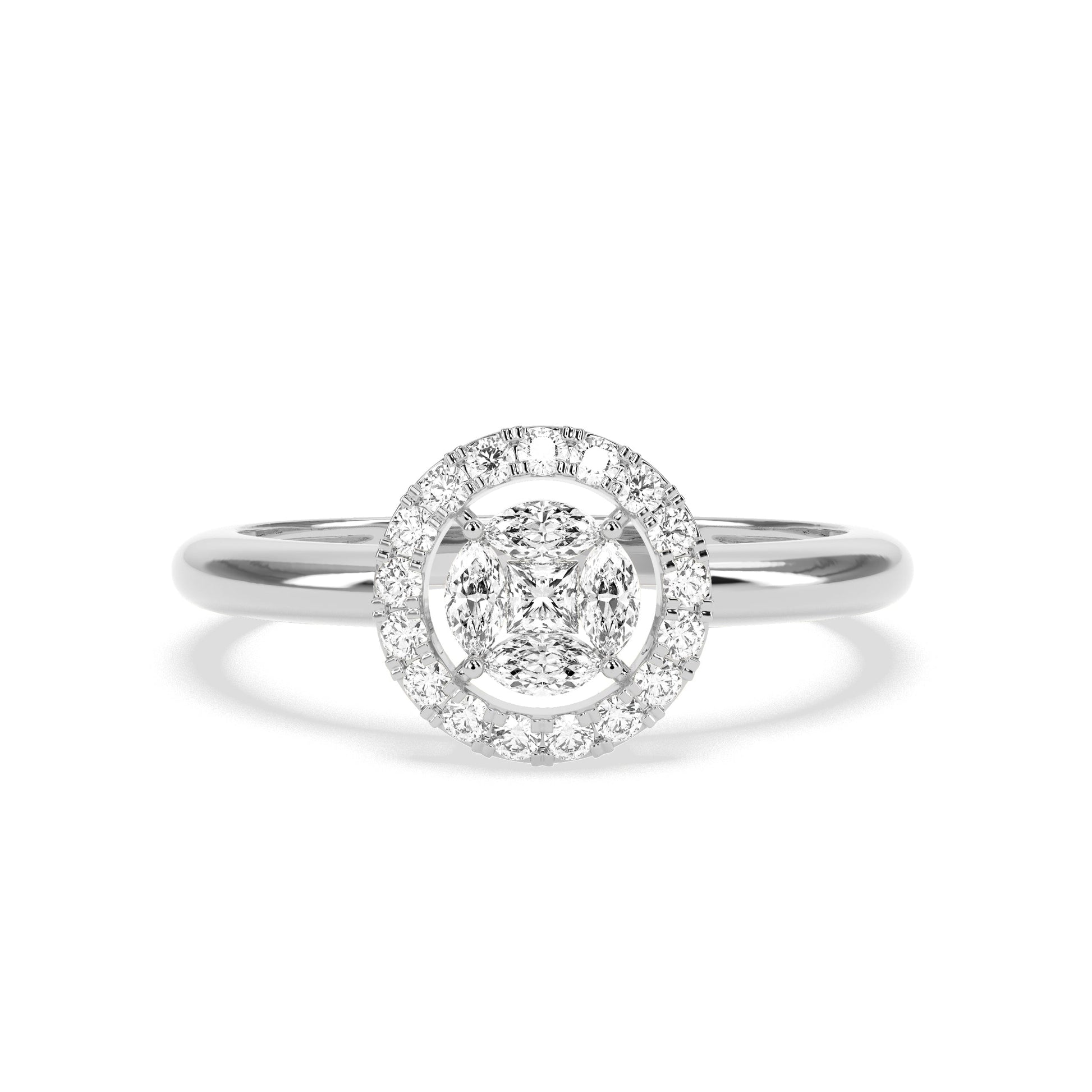 Glowing Charm Diamond Ring