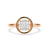 14K / Rose gold / HI colour I1 clarity VG cut