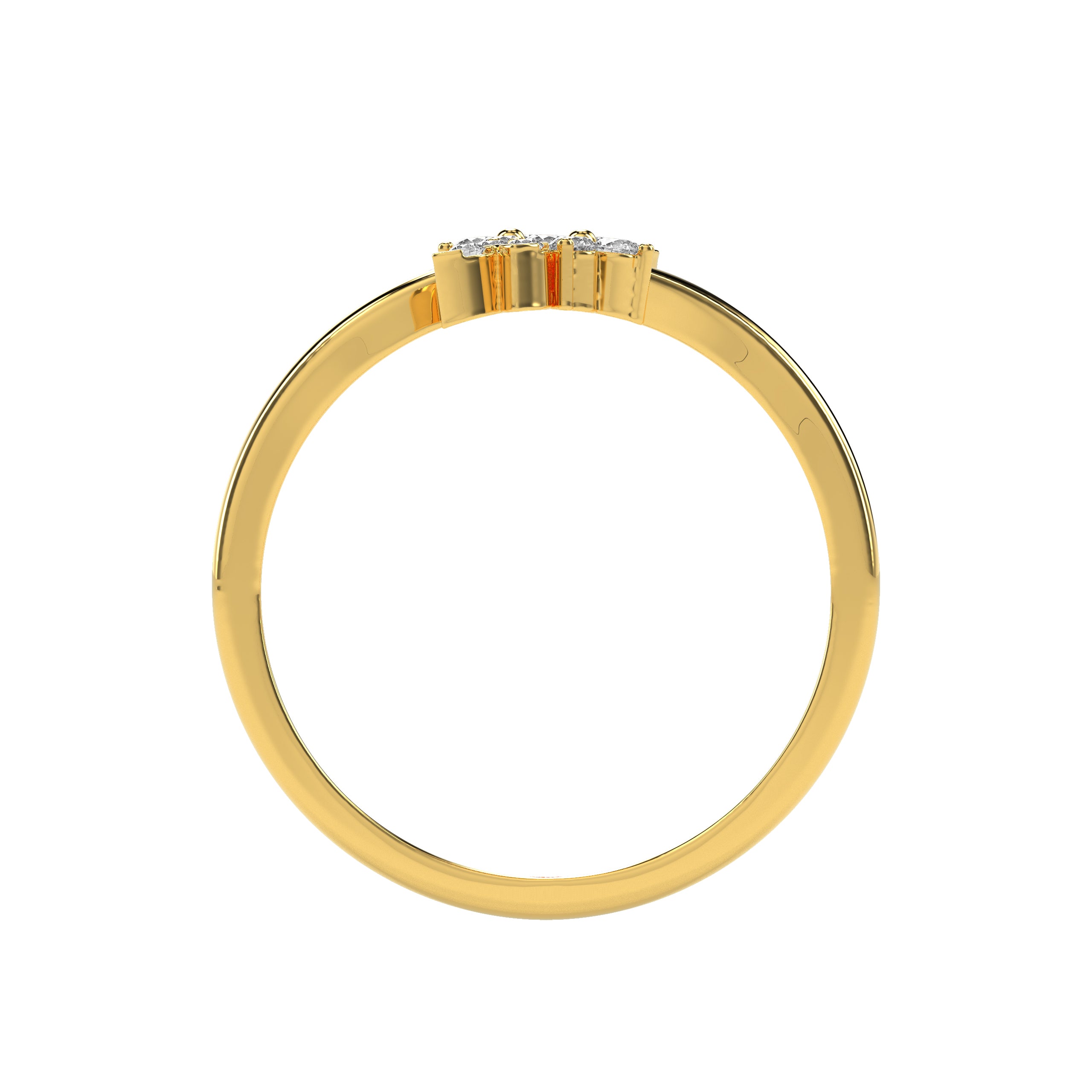 Classic Bling Diamond Ring - Godahari Dev Jewells
