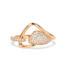 14K / Rose gold / HI colour I1 clarity VG cut