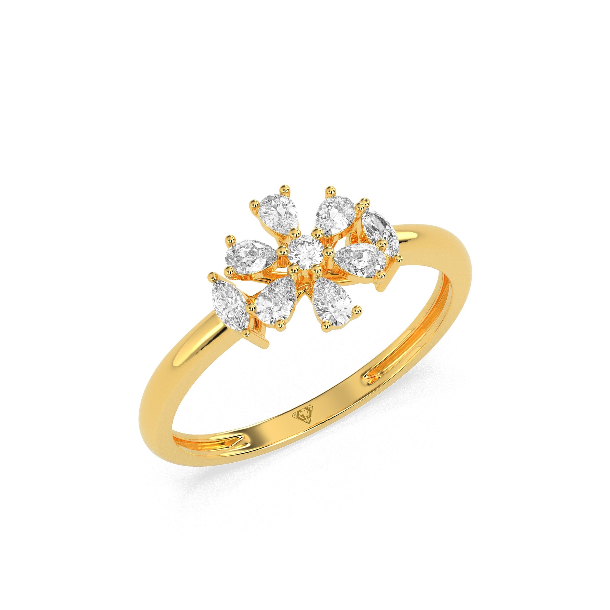 Glossy Manifestation Diamond Ring