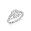 14K / White Gold / GH colour SI-1 clarity VG cut