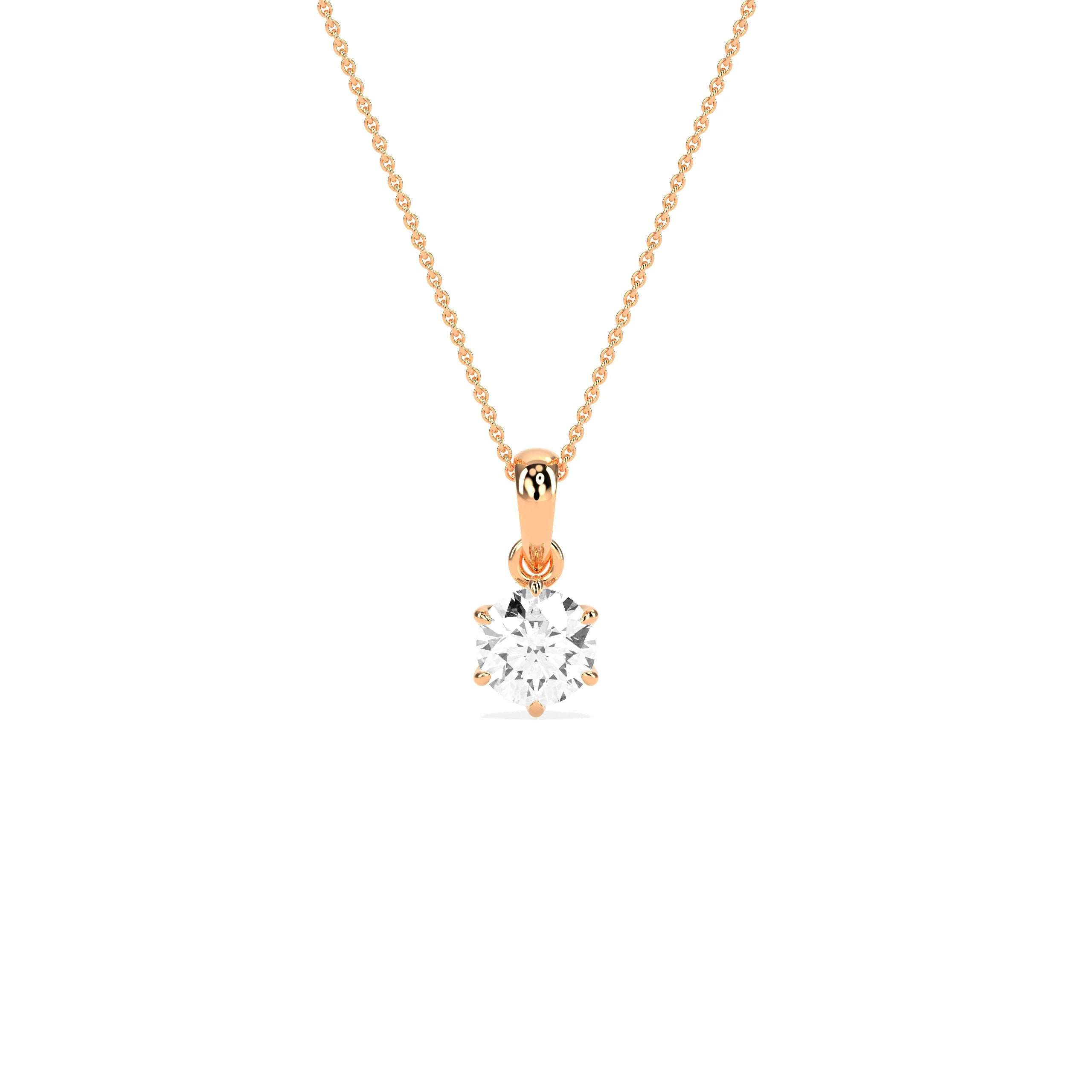 Sophisticated Solitaire Pendant