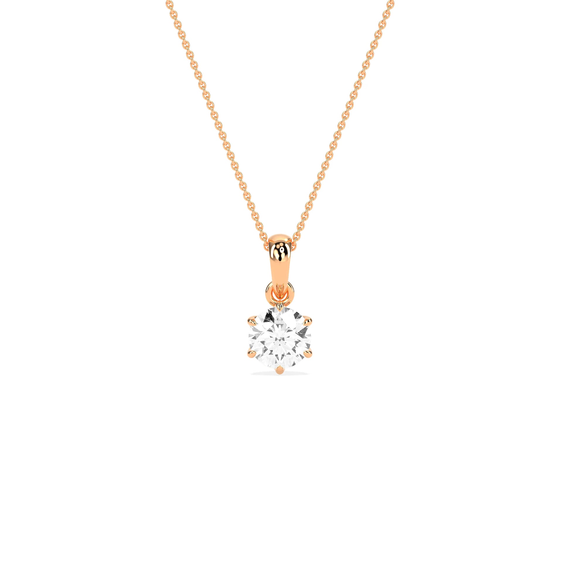 Sophisticated Solitaire Pendant
