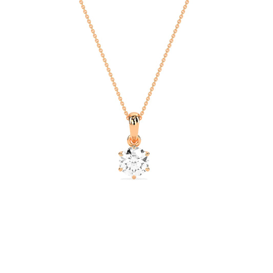 Sophisticated Solitaire Pendant