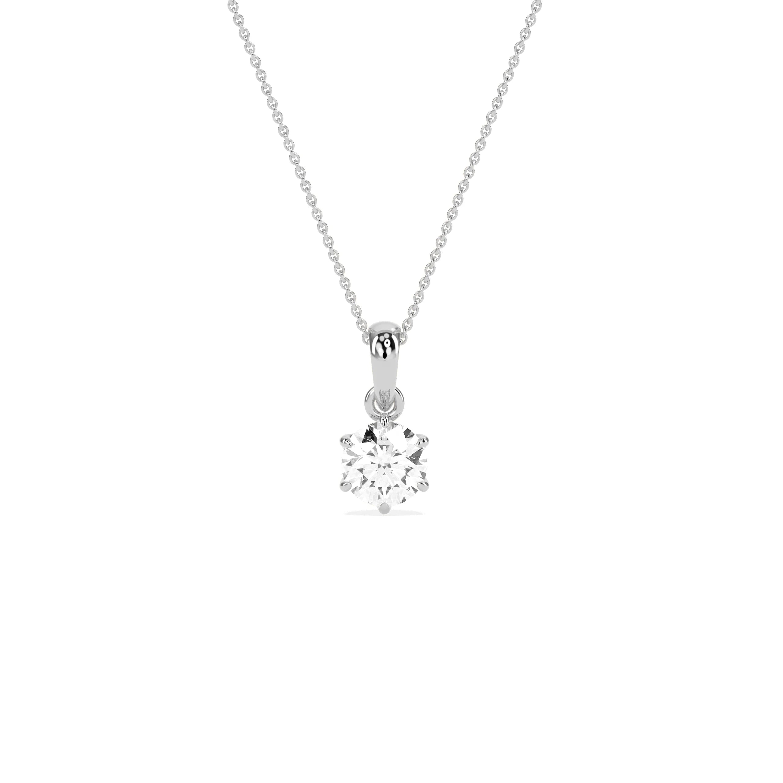Sophisticated Solitaire Pendant