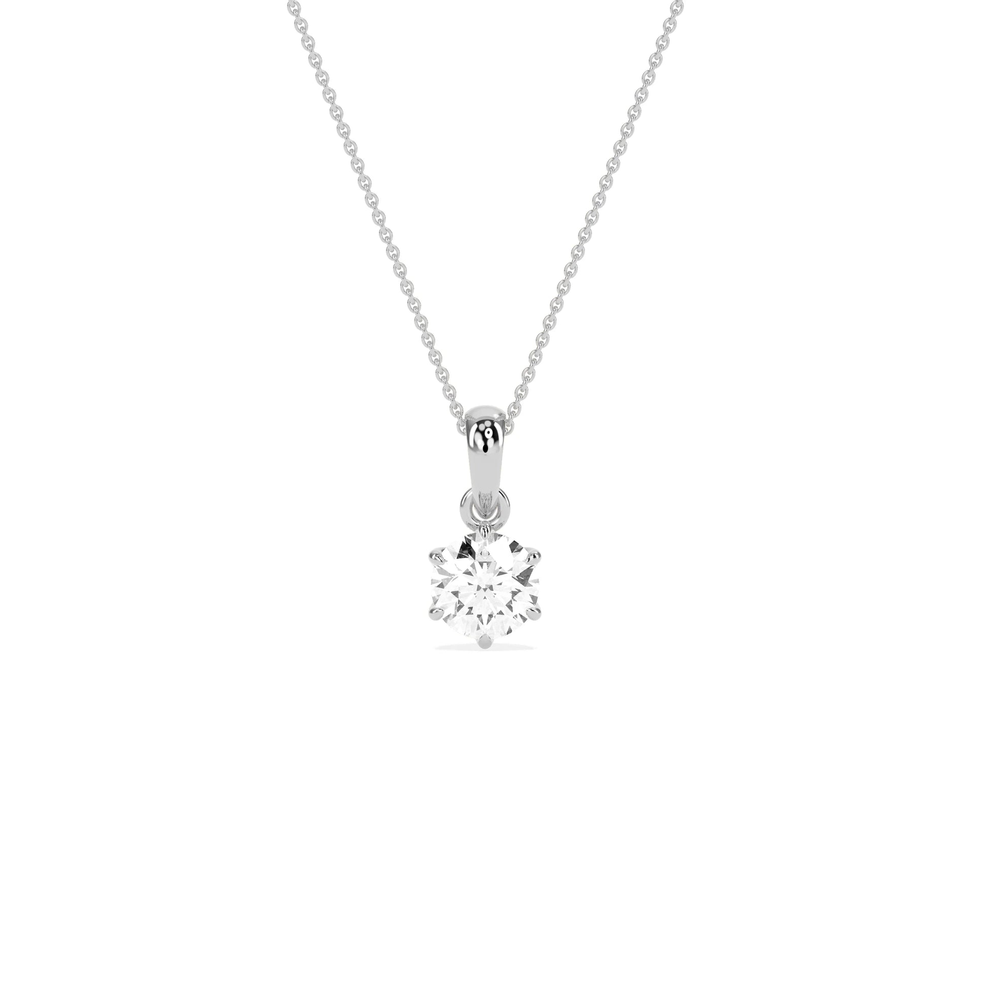 Sophisticated Solitaire Pendant