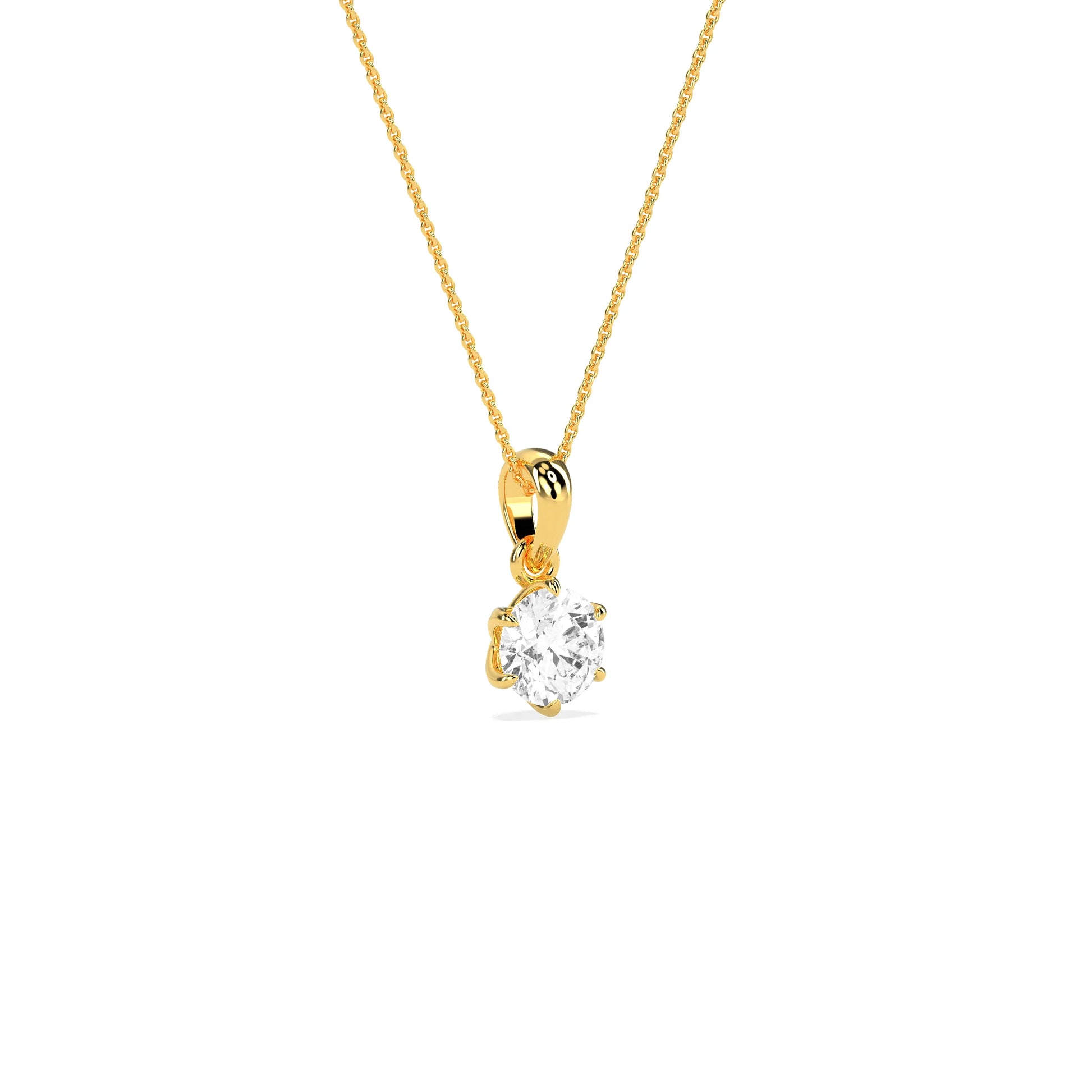 Sophisticated Solitaire Pendant