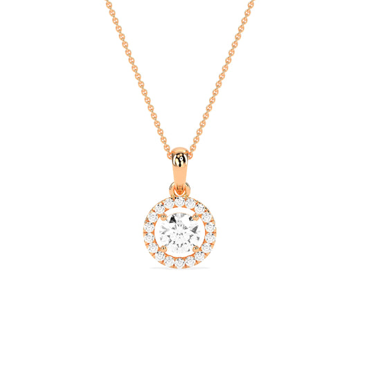 Timeless Solitaire Prong Stud Pendant