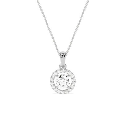 Timeless Solitaire Prong Stud Pendant