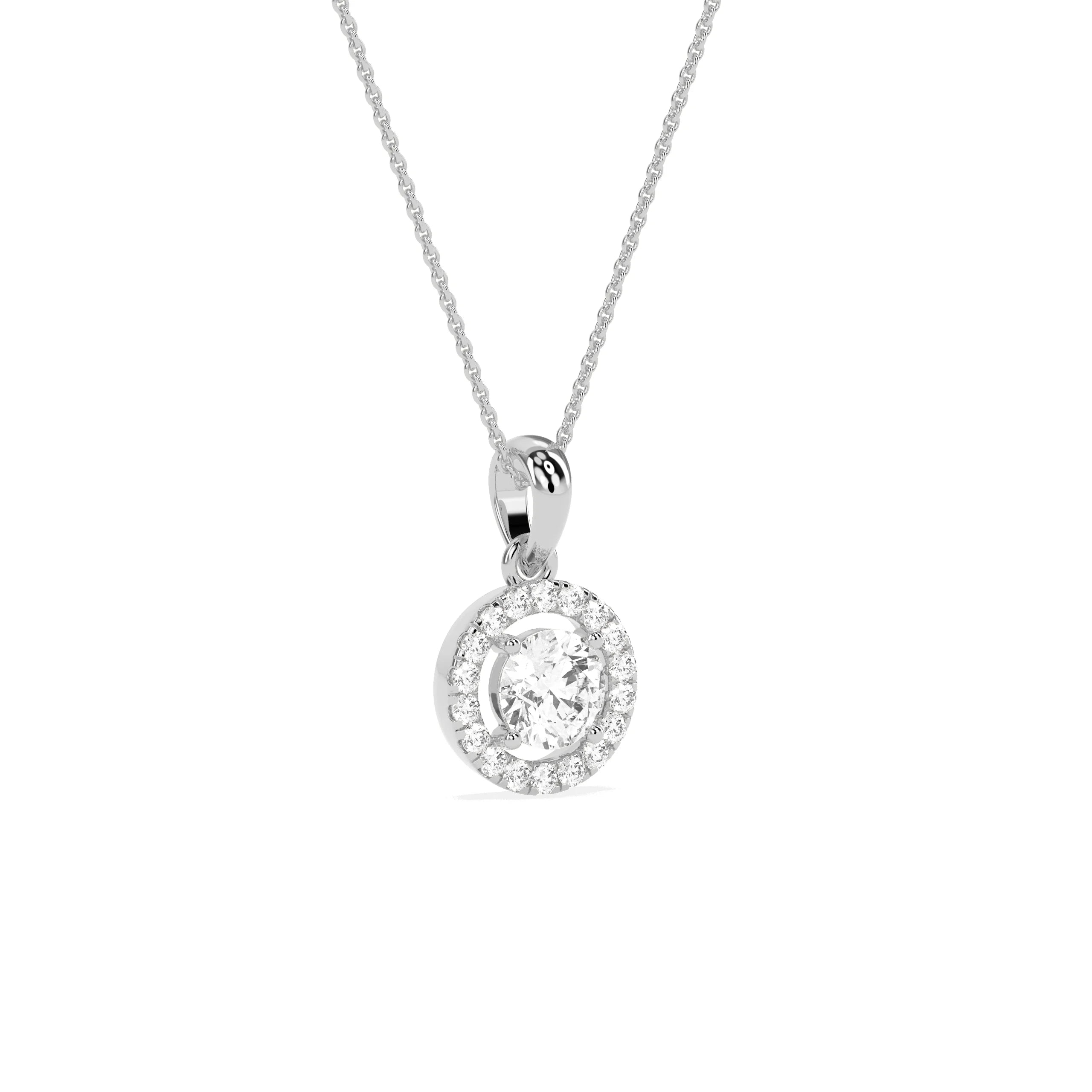 Timeless Solitaire Prong Stud Pendant