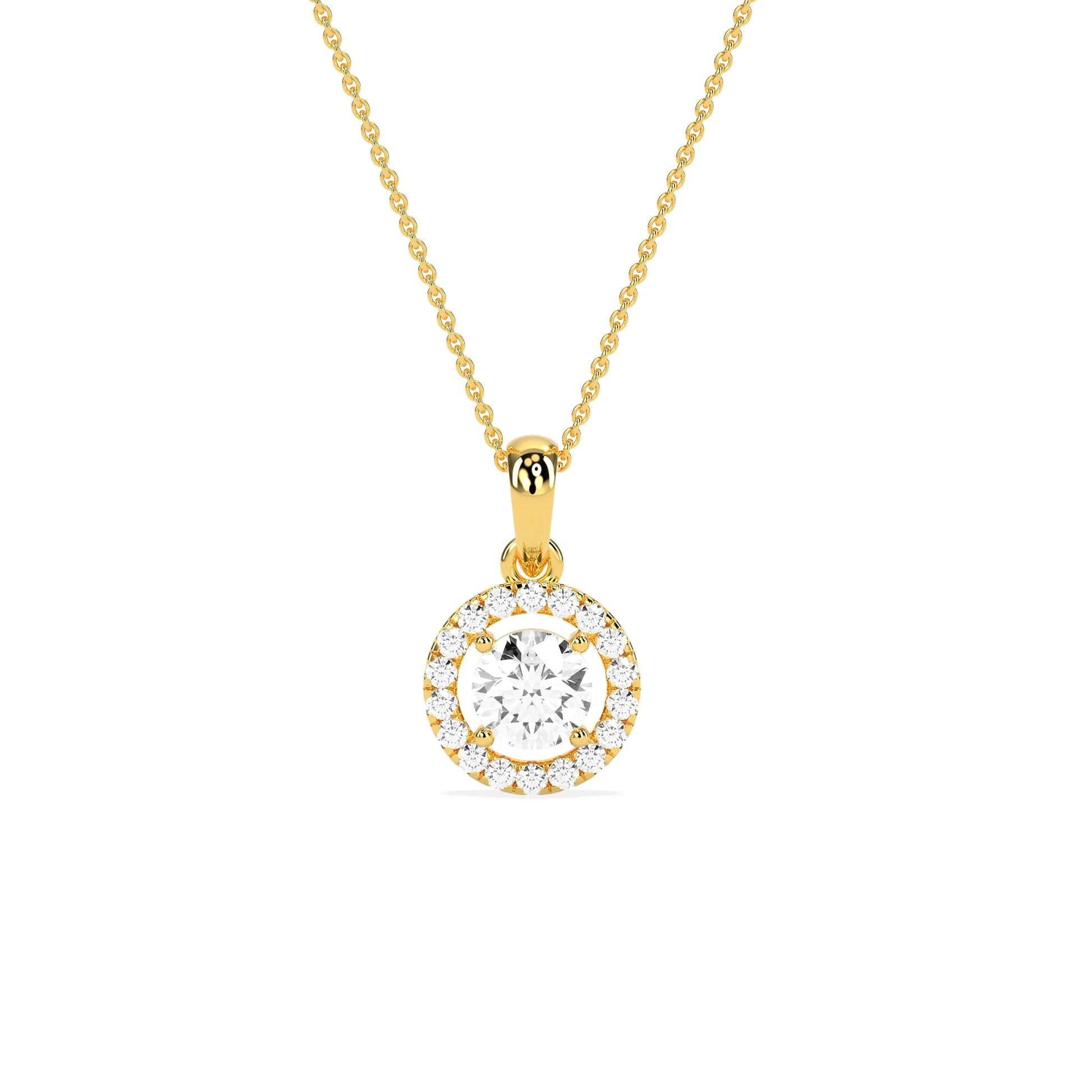 Timeless Solitaire Prong Stud Pendant