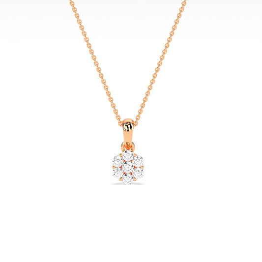 Stunning Cluster Beauty Diamond Pendant