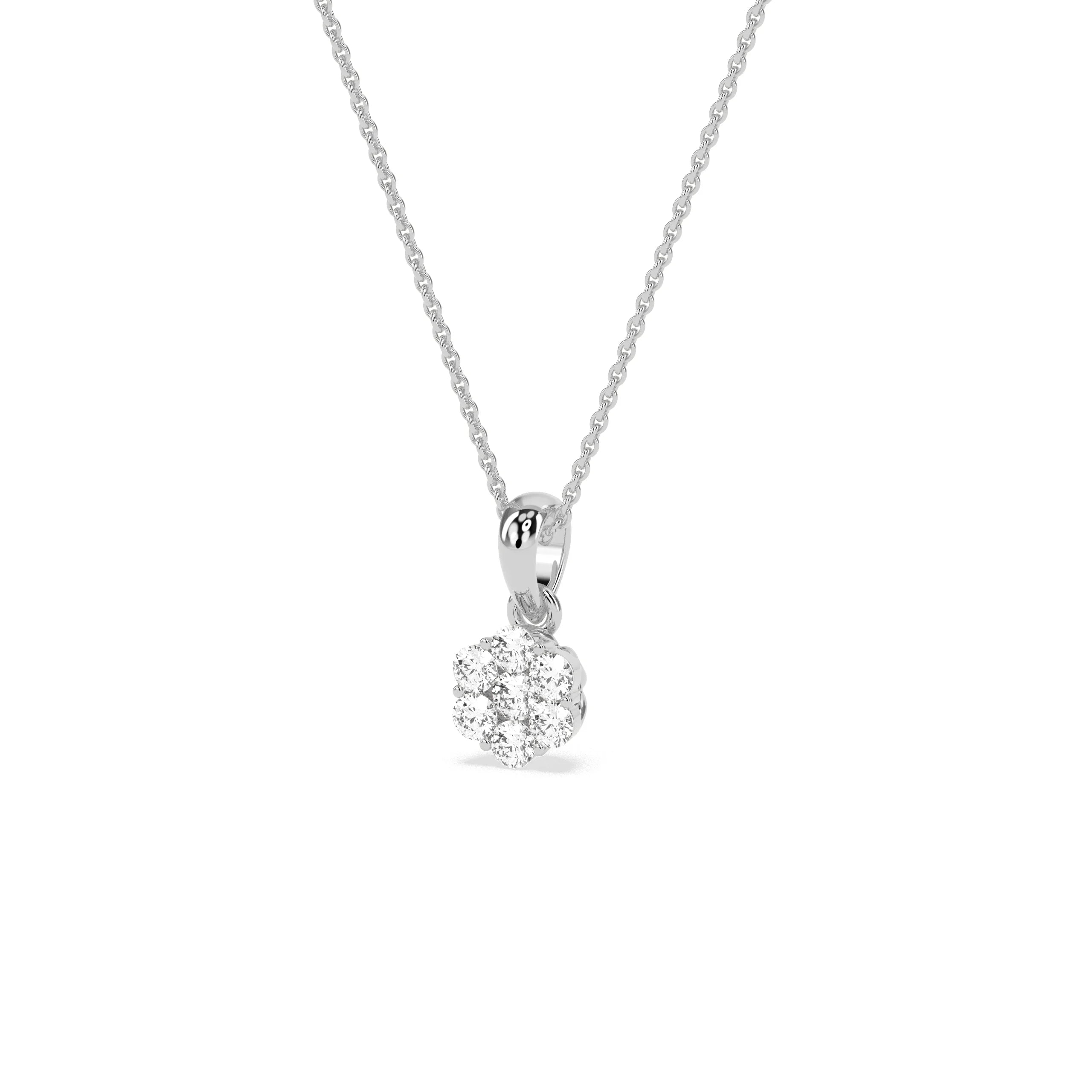 Stunning Cluster Beauty Diamond Pendant