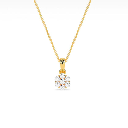 Stunning Cluster Beauty Diamond Pendant
