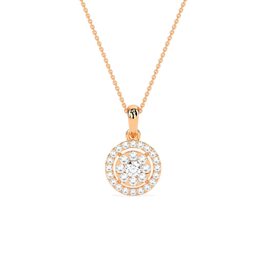Unique Cluster Round Diamond beauty Pendant