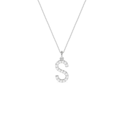 Dazzling Beautiful Diamond Initial Pendant