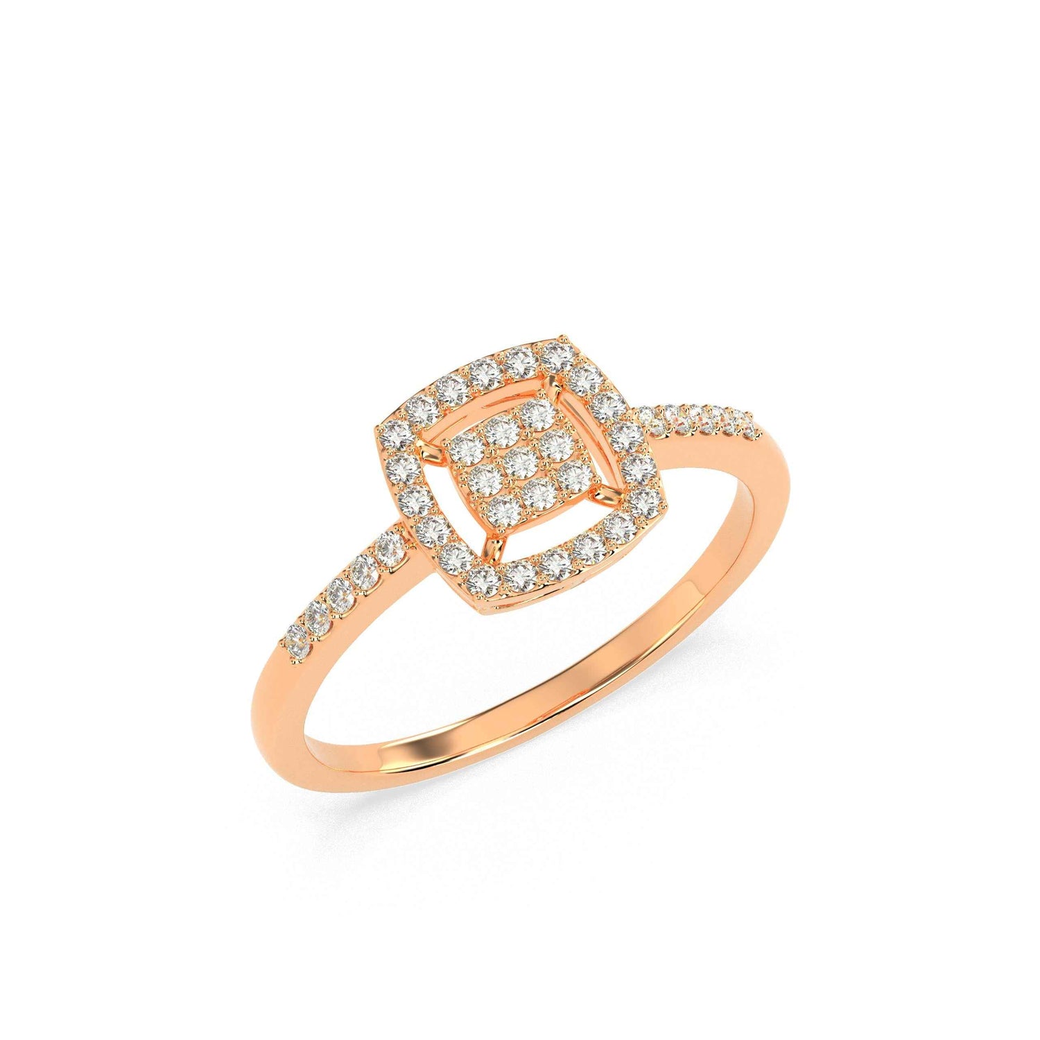 0.25 CT  Round Diamond RING - GodahariDev Jewells