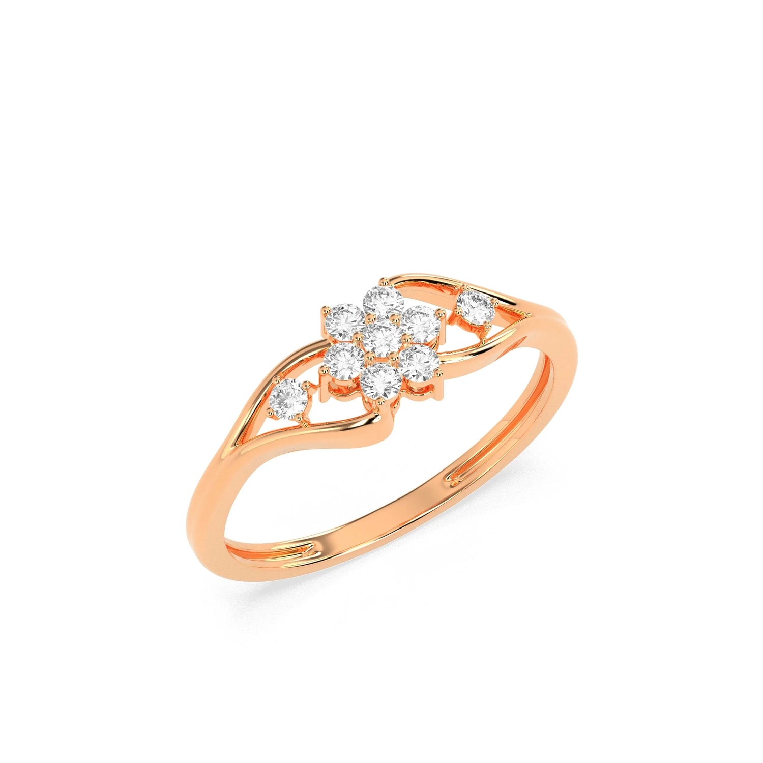 0.2 CT Chic Charms Diamond RING - Godahari Dev Jewells