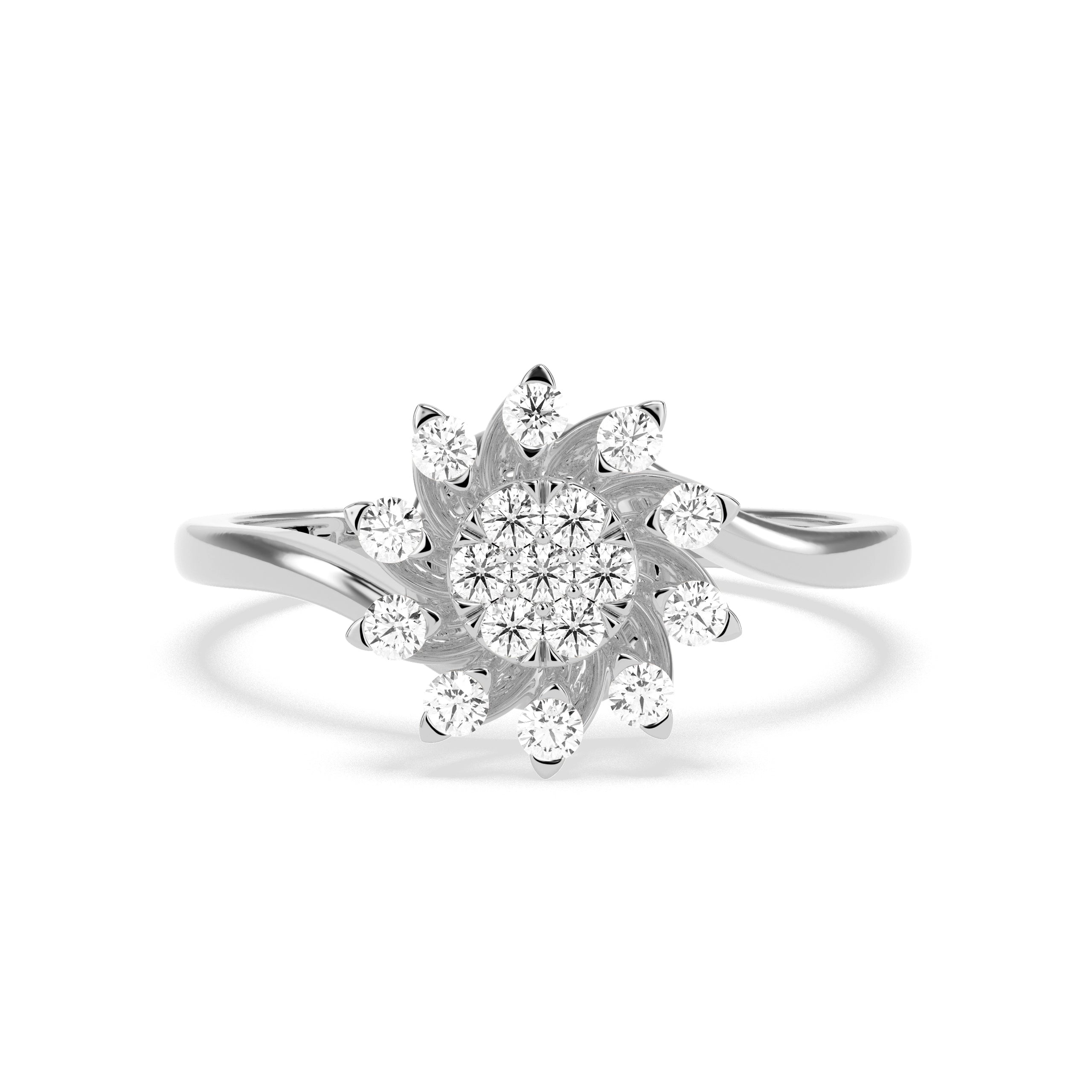 0.31 CT Dazzling Bloom Diamond RING