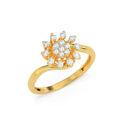 0.31 CT Dazzling Bloom Diamond RING