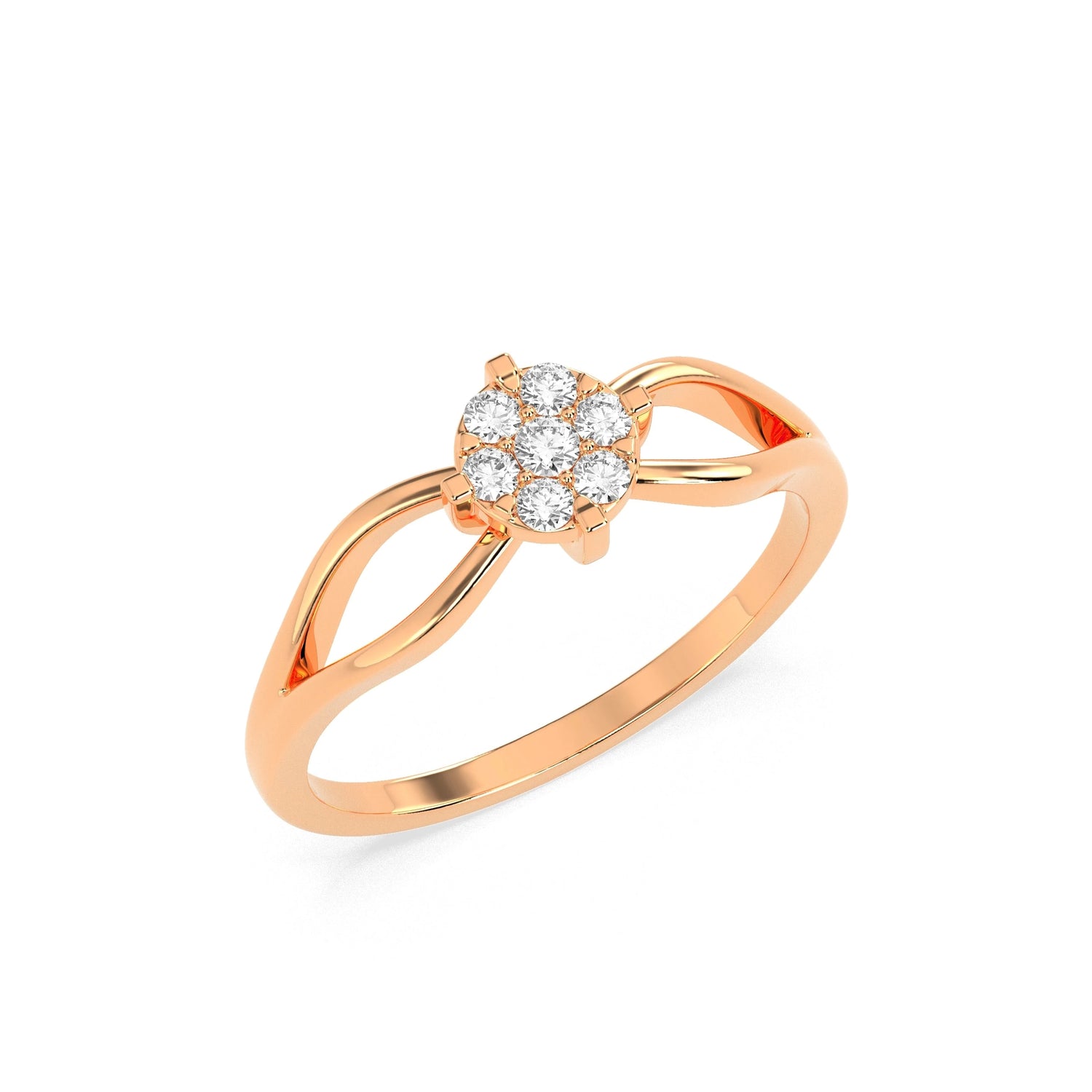 0.12 CT Eternal Embrace Diamond RING - Godahari Dev Jewells
