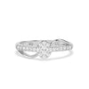 14K / White Gold / HI colour I1 clarity VG cut