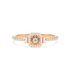14K / Rose gold / HI colour I1 clarity VG cut