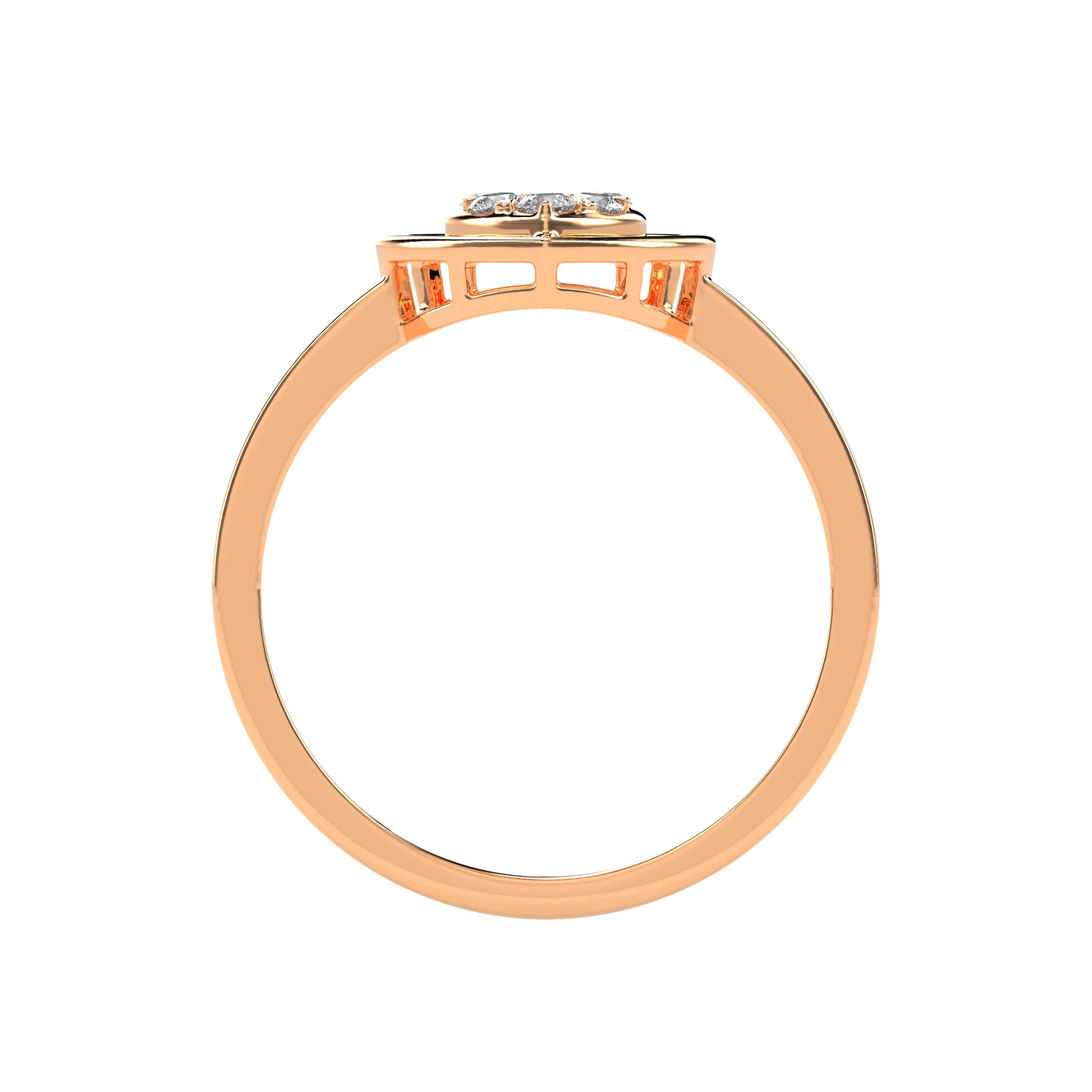 Glistening Baroque Diamond Ring - Godahari Dev Jewells