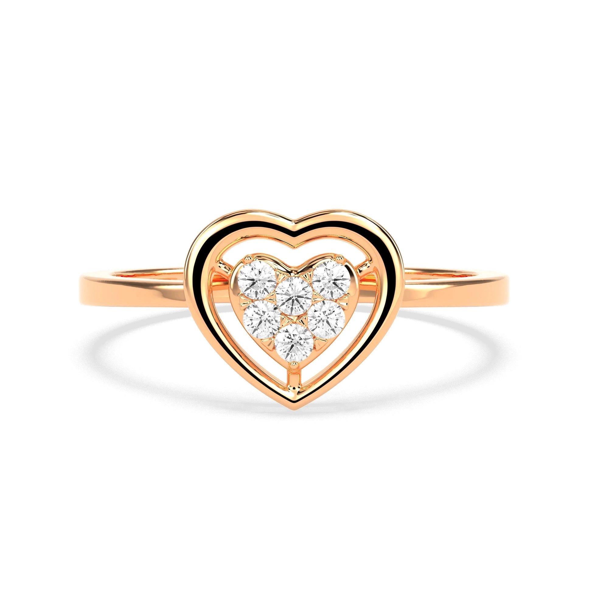Glistening Baroque Diamond Ring