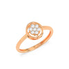 18K / Rose gold / HI colour I1 clarity VG cut