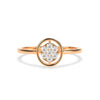 14K / Rose gold / HI colour I1 clarity VG cut