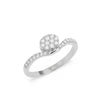 14K / White Gold / GH colour SI-1 clarity VG cut