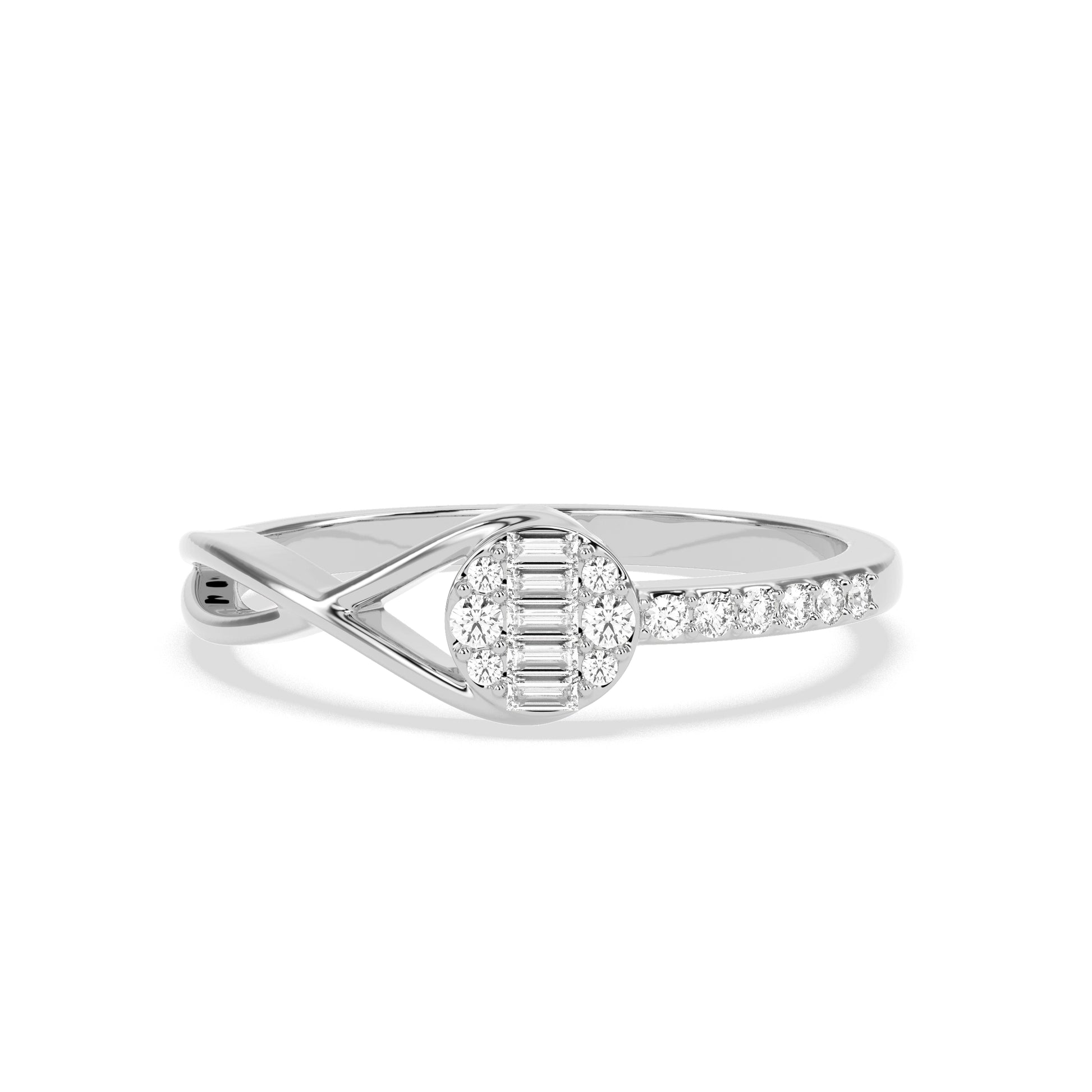 Shimmering Grace Diamond Ring - Godahari Dev Jewells