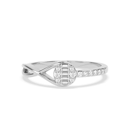 Shimmering Grace Diamond Ring - Godahari Dev Jewells