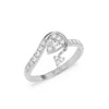 14K / White Gold / GH colour SI-1 clarity VG cut
