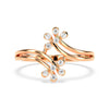 14K / rose-gold / GH colour SI-1 clarity VG cut