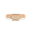 14K / rose-gold / GH colour SI-1 clarity VG cut
