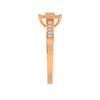 14K / rose-gold / GH colour SI-1 clarity VG cut