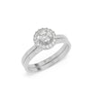 14K / White Gold / GH colour SI-1 clarity VG cut